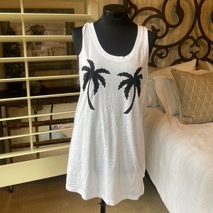 Bathing suit cover up or long tshirt. Even Pjs?!